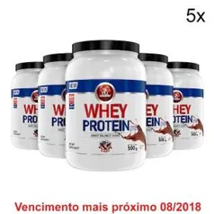 Kit 5x Whey Protein 500g - Midway USA - R$95