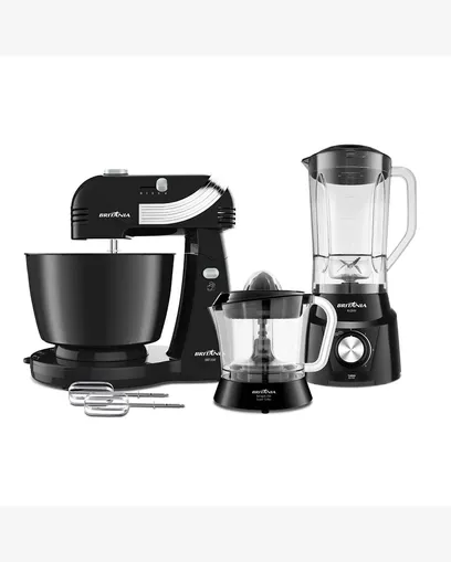 Foto do produto Kit Cozinha Britânia BKT83 3 Em 1 Preto 220V