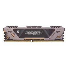 [CORRE!!!] MEMORIA CRUCIAL BALLISTIX SPORT AT 8GB (1X8) DDR4 2666MHZ CINZA, BLS8G4D26BFSTK