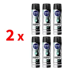 [6,65 cada + Frete] 2x Kit Des Nivea Invisible Black e White 6 Unid