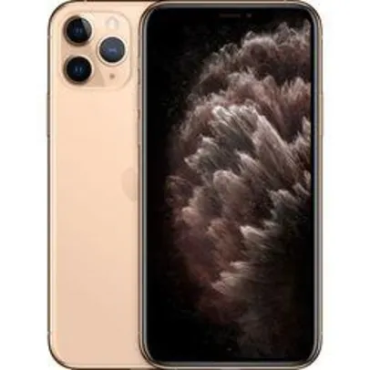 [AME - R$5.404] iPhone 11 Pro 64GB Dourado iOS 4G + Wi-Fi Câmera 12MP