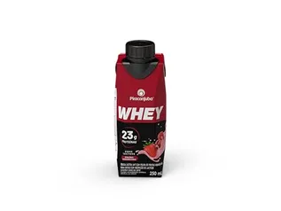 (+ Por - R$ 5,94) Piracanjuba Whey Zero Lactose, Frutas Vermelhas, 23g de proteína, 250ml