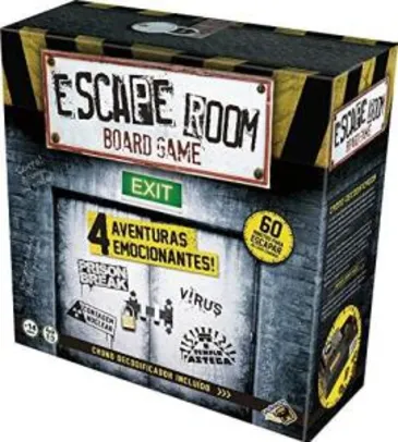 [Prime] Escape Room: Board Game - Galápagos Jogos | R$ 199