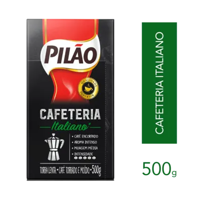 Café Pilão Cafeteria Italiano Vácuo 500g