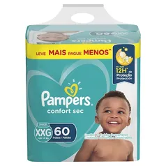 Fralda Pampers Confort Sec Giga XXG - 120 Unidades