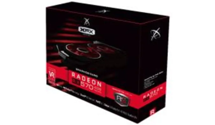 PLACA DE VÍDEO XFX RADEON RX 570 4GB OC+ RS XXX EDITION