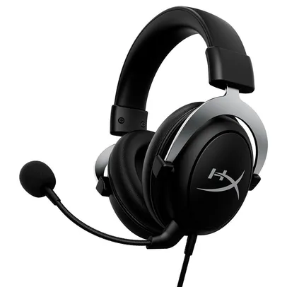 Headset Gamer Hyperx CloudX, Drivers 53mm, Xbox One e Xbox Série X e S, P3, Preto e Cinza - HHSC2-CG