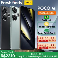 [Do Brasil] Smartphone POCO F6 Global Version 8 GB /256 Gb