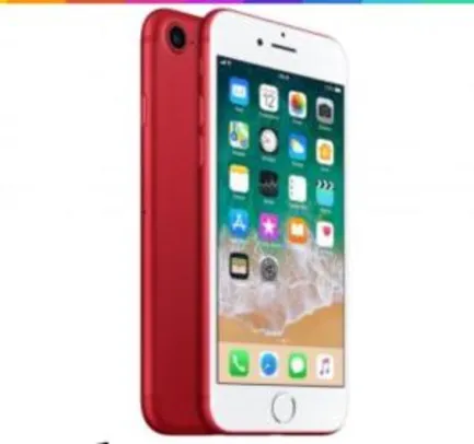 Iphone 7 Red Special Edition 128GB - R$2699,10