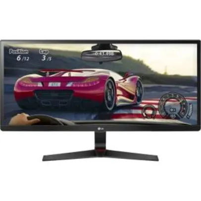 Saindo por R$ 1439: Monitor LG Pro Gamer Ultrawide Full HD 29" 29UM69G Preto | Pelando