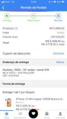 [Cliente Ouro] iPhone 12 Mini Apple 128GB Branco | R$4.778