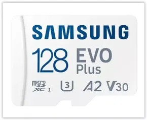 Cartão de Memória Samsung EVO Plus 128GB Branco 128GB