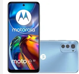 [AME SC R$ 474] Smartphone Motorola E32 64GB 4G Wi-Fi Tela 6.5'' Dual Chip 4GB RAM Câmera Tripla + S