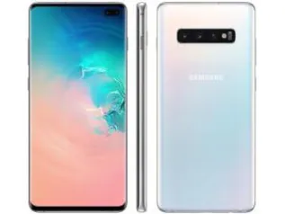 [APP] Smartphone Samsung Galaxy S10+ 128GB Branco 4G - 8GB RAM Tela 6,4” - R$2399