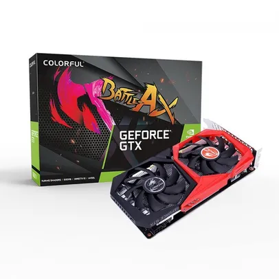Placa de Vídeo Colorful GeForce GTX 1650 NB 4GD6-V, 4GB, GDDR6, 192bit R$1999