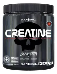 Creatina 300g Pura Black Skull