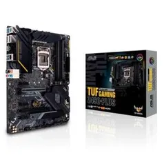 Placa-Mãe Asus TUF Gaming Z490-Plus, Intel LGA 1200, ATX, DDR4 | R$1.200