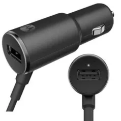 Carregador Veicular Motorola Turbo Power 25w Com Cabo Usb Preto R$22