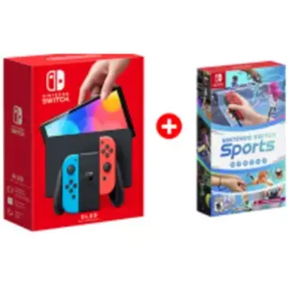 Console Nintendo Switch Oled + Jogo NS Sports