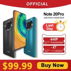 Smartphone Cubot Note 20 Pro NFC 6GB+128GB | R$548