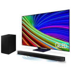 Combo Samsung Smart TV 55" QLED 4K Q65C + Soundbar Samsung HW-Q600C* 