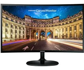 Monitor LED 27" Full HD Samsung Curvo Lc27f390 Free Sync Preto