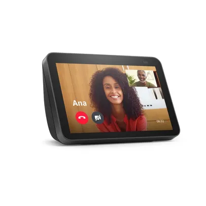 [À VISTA] Novo Echo Show 8 (2ª geração, versão 2021) Preta 