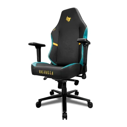 Cadeira Gamer Pichau Valhalla, Preto e Azul, PG-VHL-BK01