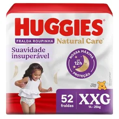 Huggies Fralda Premium Roupinha Natural Care XXG 52 Un