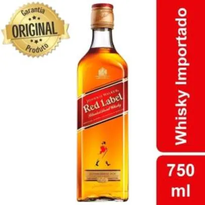 (CC Americanas) Whisky Escocês Red Label Garrafa 750ml - Johnnie Walker