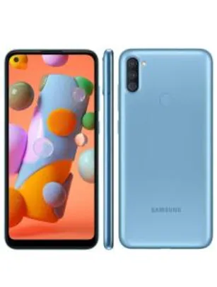 Smartphone Samsung Galaxy A11 Azul 64GB | R$989