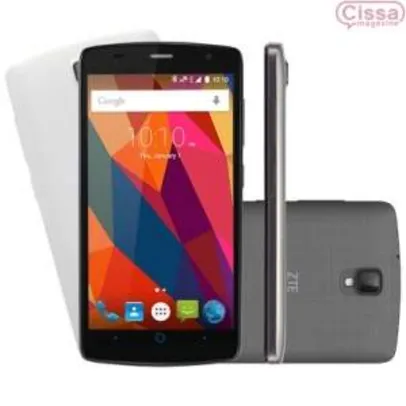[cissa magazine] Smartphone ZTE Shade L5 Dual Desbloqueado Cinza por R$ 479