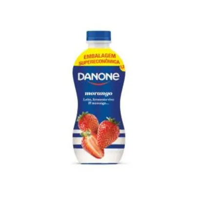 Iogurte Integral Danone Morango 1350g | 2 unid | R$4,72 cada