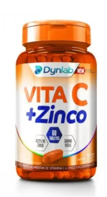 Suplemento Alimentar Vita C 500mg + Zinco com 60 tabletes