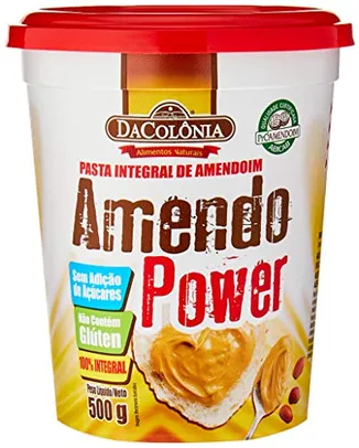 Amendopower Pasta De Amendoim Integral Zero 500G | R$12