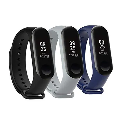 kit com 3 pulseiras para mi band 3 ou 4 | R$ 14