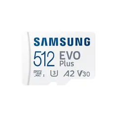 [1 UNIDADE] Samsung Memory Card PRO Plus 512GB Branco