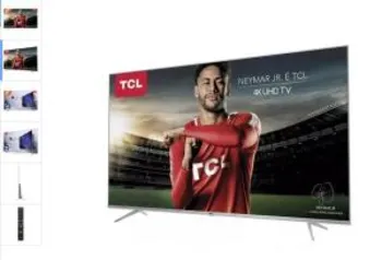 Smart Tv Led 50'' 4k Uhd Tcl P6us 3 Hdmi 2 Usb Wi-fi | R$1799