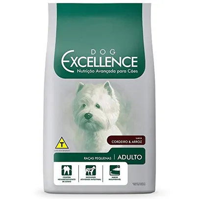 Ração para Cães Adultos Dog Excellence Raças Pequenas Cordeiro e Arroz, Selecta, Carne de Cordeiro, 10 kg