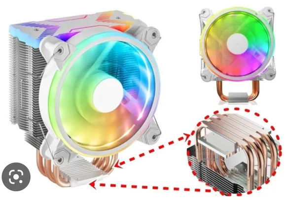 Cooler Pcfort Cl4200 Plus Com Rgb Para Processador E Cpu Intel E Amd