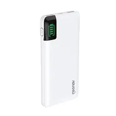 Geonav Carregador Portátil Universal 10.000mAh, 2 portas USB + 1 porta USB-C, Led Indicador de bateria