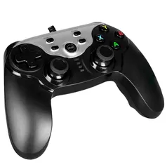 Controle Gamer Dazz Cyborg 62000058 PS3/PC com Fio - Preto/Prata