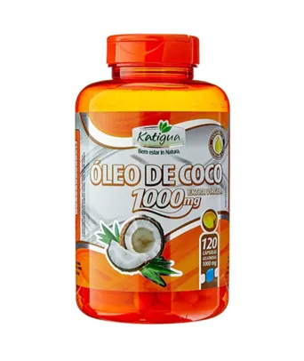 120 cápsulas de óleo de coco Katiguá | R$27