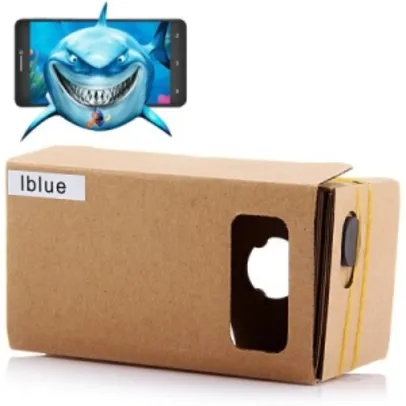 Gearbest -  iBlue DIY Cardboard 3D VR Glasses Smart Phone 3D Private -21% -R$5