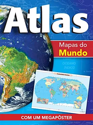 [Prime] Atlas mapas do mundo + Pôster Mapa | R$4