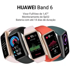 [Ame R$142] Huawei Band 6 SmartWatch 