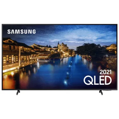 Smart TV QLED 55'' Samsung, 4K, HDR 10+, Bluetooth, Alexa Built In - QN55Q60AAGXZD