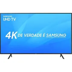 Smart TV LED 55'' Samsung Ultra HD 4k 55NU7100  3 HDMI 2 USB  HDR Premium - R$ 2790 (receba R$ 558 com AME)