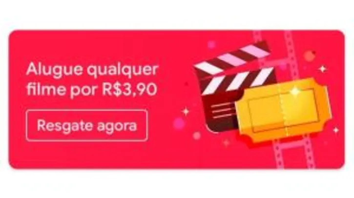 [Google Play Filmes] Qualquer filme por R$ 3,90 para usuários selecionados
