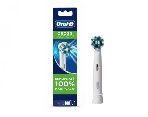 [Leve 3, pague 2]Refil para Escova Elétrica Oral-B Cross Action - 2 Unidades 